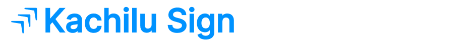 Kachilu Sign ロゴ